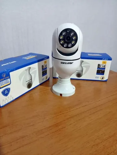Câmera Lâmpada Robô Wi-Fi 360° Jortan Full HD 1080p