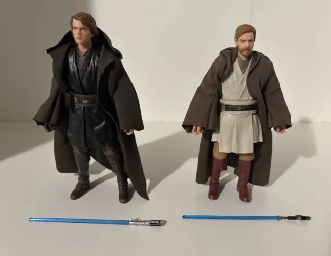 Star Wars the Black séries Anakin Skywalker+ obi Wan revenge of the sith 2025