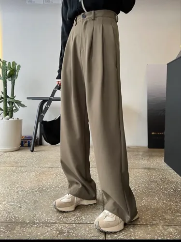 Calça alfaiataria wide leg pantalona