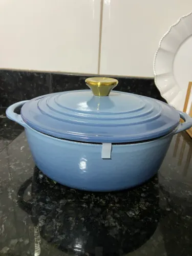 Le Creuset Panela Redonda Bis 22Cm (Peg Dourado) Chambray 