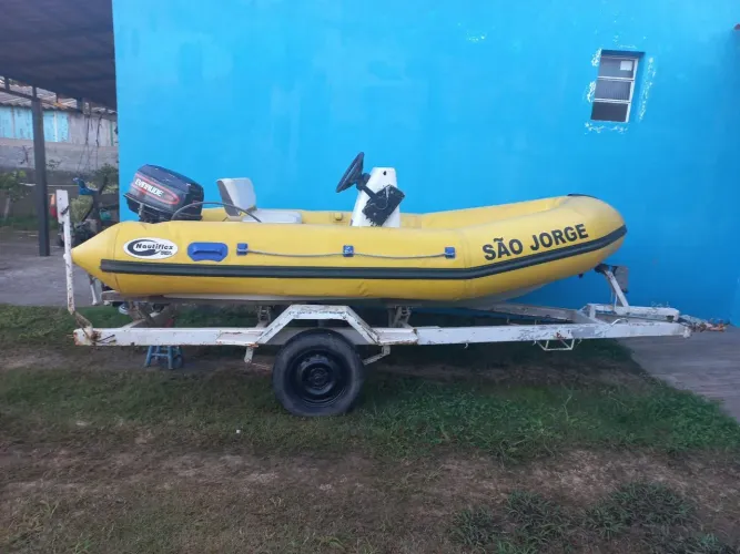 Lancha bote ótimo 
