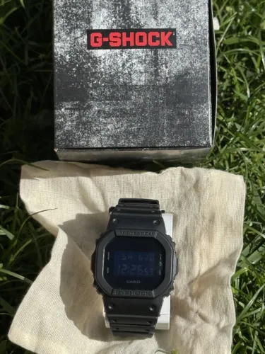 Relogio Casio G-shock Dw-5600bb Digital Preto