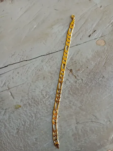 Pulseira semi jóia dourada