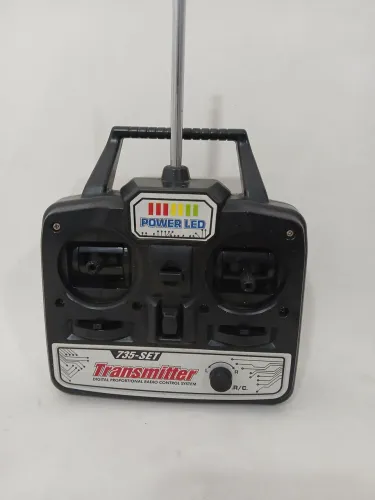  ANTIGO CONTROLE TRANSMITTER 735 -SET DE AEROMODELO HELICÓPTERO