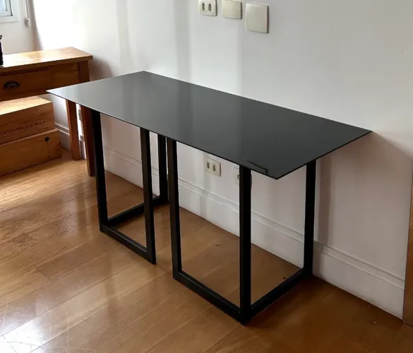 TAMPO DE MESA VIDRO TOK STOK  6 MM X 1,40 M X 55 CM VETRO