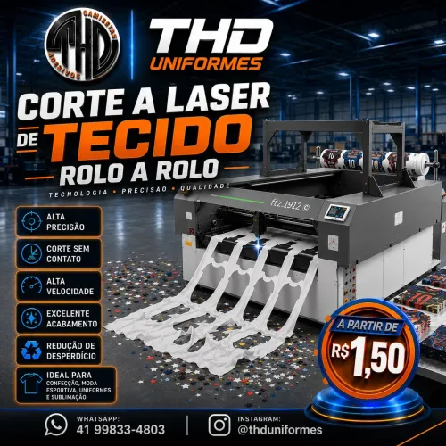 Serviço de Corte a Laser para sua empresa de Uniformes