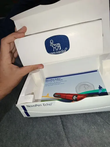 NovoPen Echo Vermelha Nova - Nunca Usada