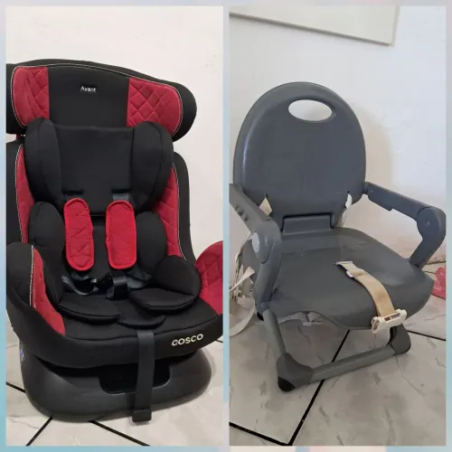 Cadeirinha para carro + cadeirinha de alimentação 