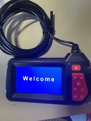 Câmera De Inspeção Endoscópio Boroscópio Digital Tela LCD Novo