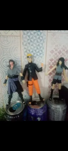 Coleção bonecos Naruto Sasuke Hinata Anime Mangá Shippuden