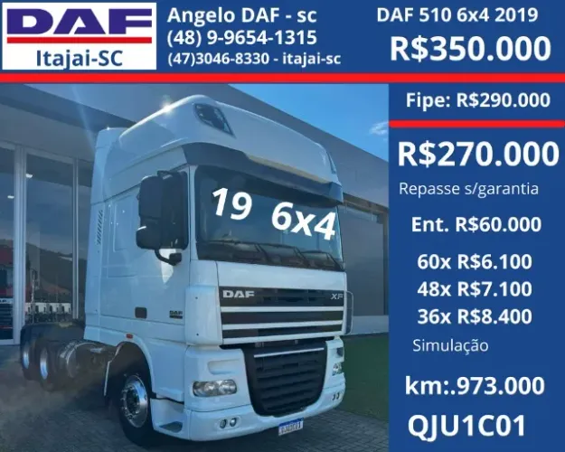 DAF 510 6x4 2019