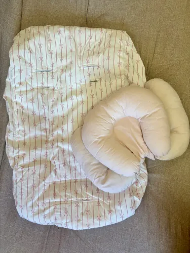 Kit capa e redutor para bebê conforto