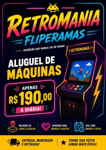 Retromania Fliperamas.