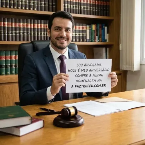 Seu advogado está aniversariando hoje?
