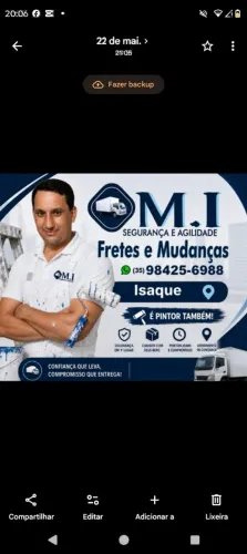 FRETES MUDANÇA PINTURA RESIDENCIAL