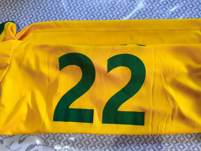 Blusa do Brasil. Amarela