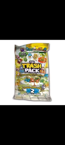 4 pacotes de cards Trash Pack