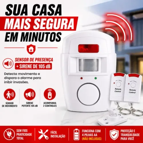Alarme para Casas e Lojas ( Fácil Instalação )