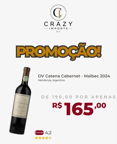 Vinho DV Catena Cabernet-Malbec 2024