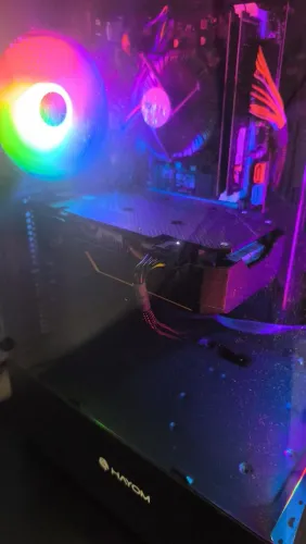 Pc gamer 1660 super e i7 3° geração, setap completo, Pc + monitor + teclado + mouse