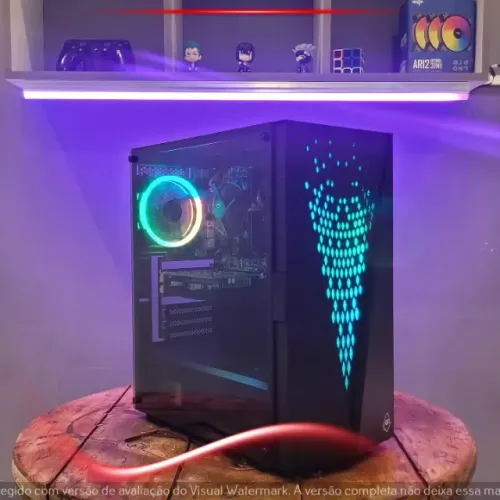 PC Gamer i3 7100, 12gb Ram, 240gb Ssd, Rx 550 2gb, Gabinete Mancer