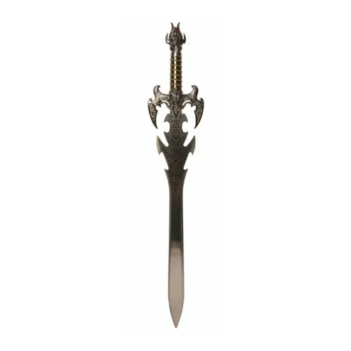 Espada Decorativa Medieval Sombria Suporte De Parede 100cm