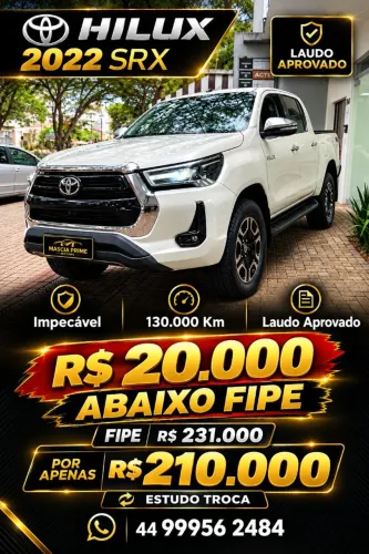 Toyota Hilux CD SRX 4X4 2.8 TDI 16V Diesel Aut. 2022
