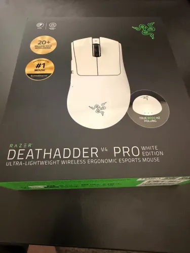 RAZER DeathAdder V4 - PRO (WHITE)