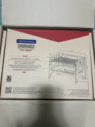 Churrasqueira Tramontina nova 200 reais