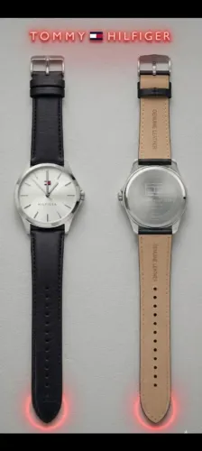 Relógio Masculino Tommy Hilfiger Pulseira Preta Couro - Novo - Original - Vivara/Top