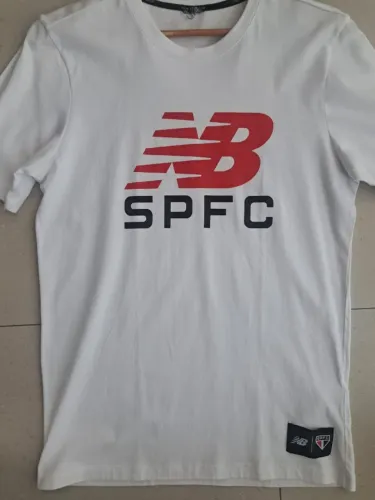 Camiseta São Paulo FC New Balance Branca Masculina - SPFC