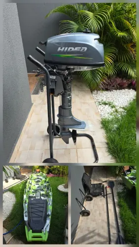 Caiaque Predator (Milha Náutica) + Motor Hidea 5HP Preparado - Pronto para Pesca!