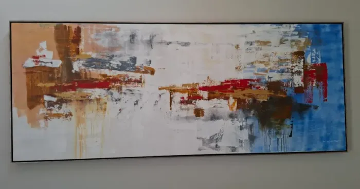Pintura em tela abstrata - Acrílica sobre tela