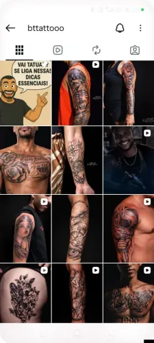 Troco tattoo por filhote fêmea