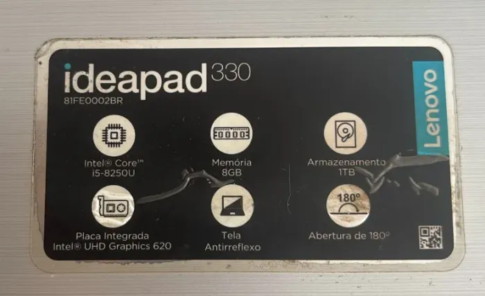 NOTEBOOK LENOVO IDEAPAD330 USADO