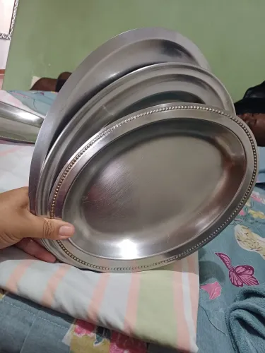 Conjunto travessas inox