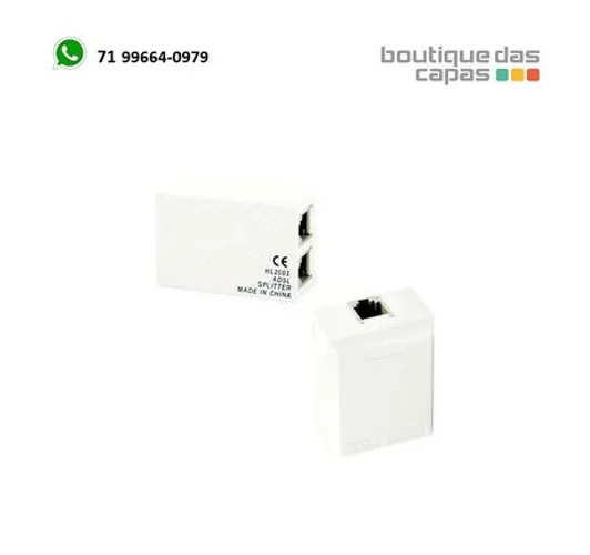 Separador de sinal filtro Adsl Telefone RJ11 Xt-2033