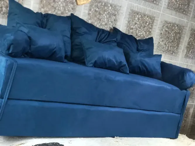 Sofa/cama com 8 almofadas preço de fábrica
