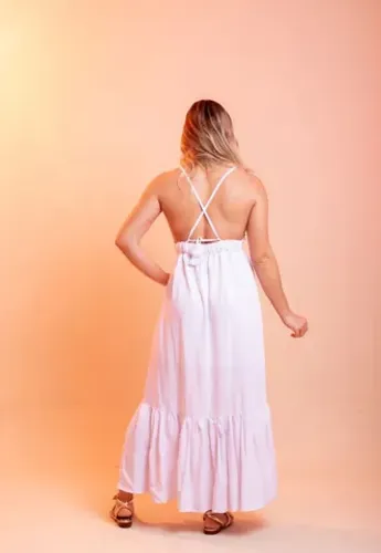 Vestido longo veste 36 ao 42