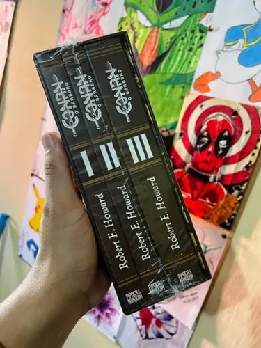 Conan pipoca e nanquim Coleção Completa em 3 vol box lacrado 