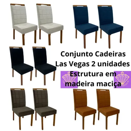 Conjunto Cadeiras Las Vegas 2 unidades