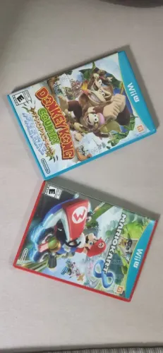 WiiU Jogos - Mario Kart 8 e Donkey Kong - Para Colecionadores