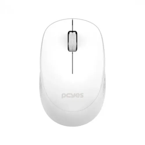 Mouse Sem Fio Pcyes Mover White 2.4GHZ 1600DPI Clique Silencioso - WZetta