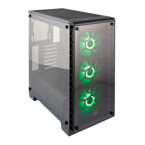 Gabinete Gamer Corsair 460X Crystal Series Vidro Temperado Frente e Lateral Caixa Original