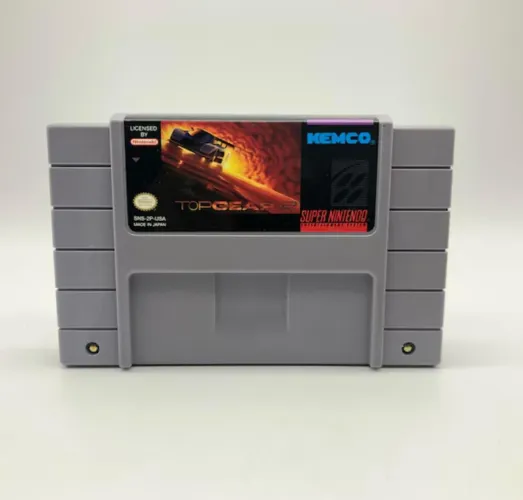 Jogo fita top gear 2 super Nintendo repro snes.