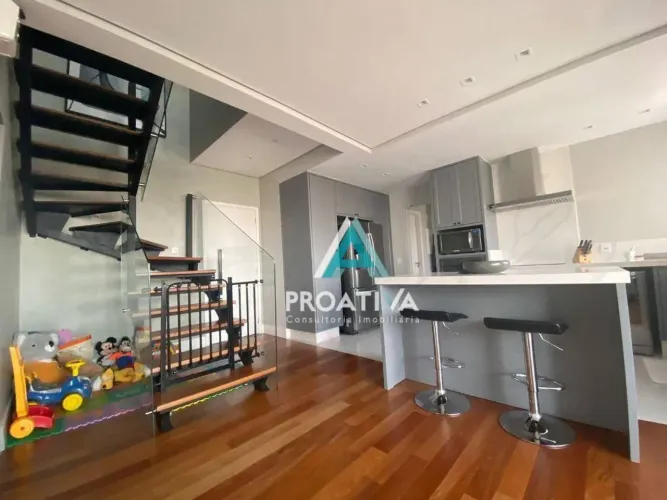 Cobertura com 2 dormitórios à venda, 158 m² - Campestre - Santo André/SP