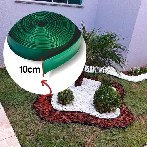 Separador de grama com borda  para jardim 