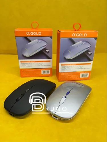 Mouse recarregavel sem fio