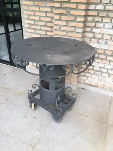 Mesa de ferro, original, design loft industrial, reforçada