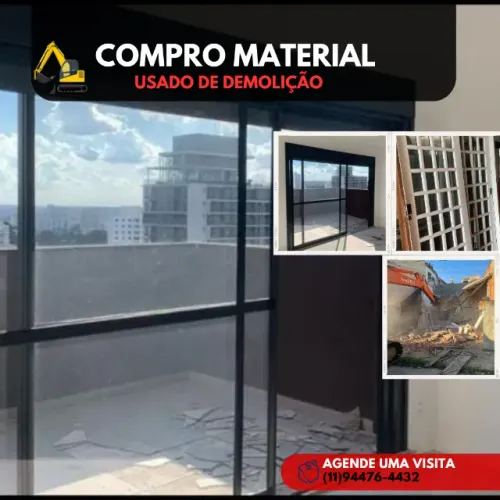 Compra-se materiais usados de demolição e reforma